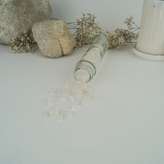 Bergkristall mini Trommelsteine