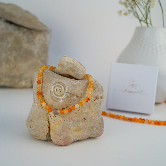 "Seelen-Harmonie" Karneol Armband