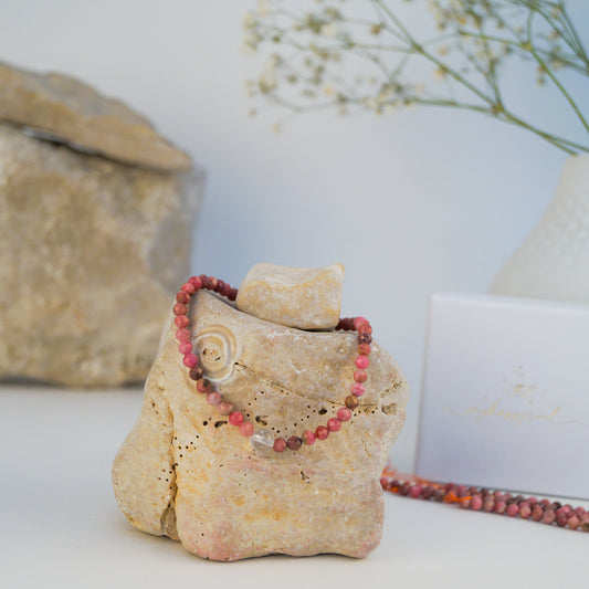 "Seelen-Harmonie" Rhodonit Armband