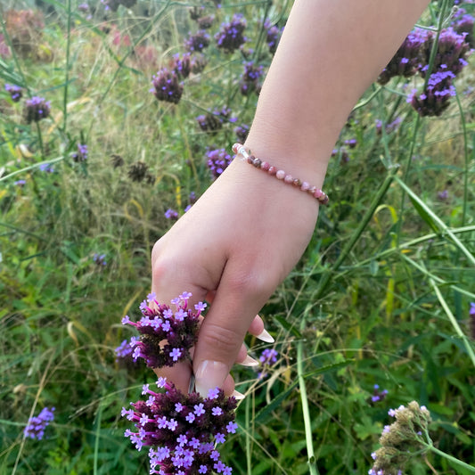 "Seelen-Harmonie" Rhodonit Armband